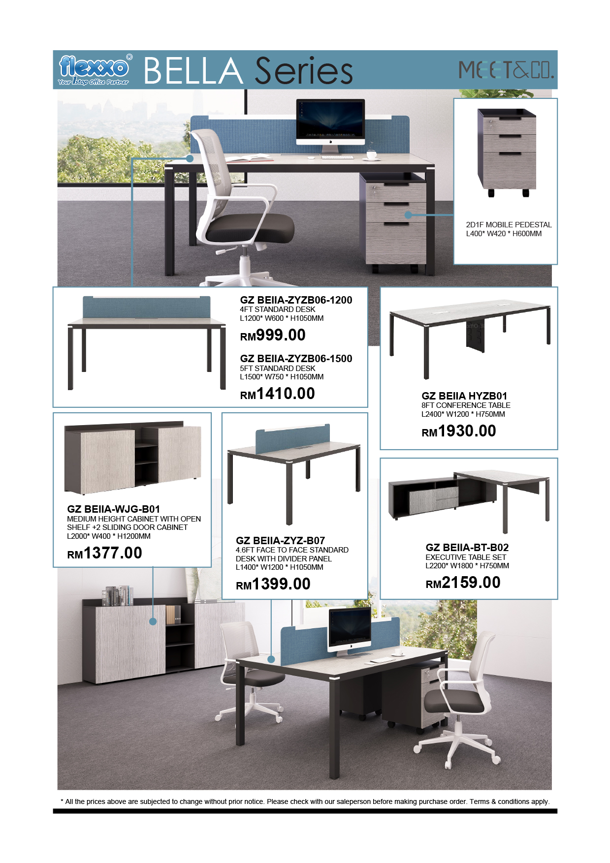 Meet & Co. Furniture Office Supplier Flexxo Kuching